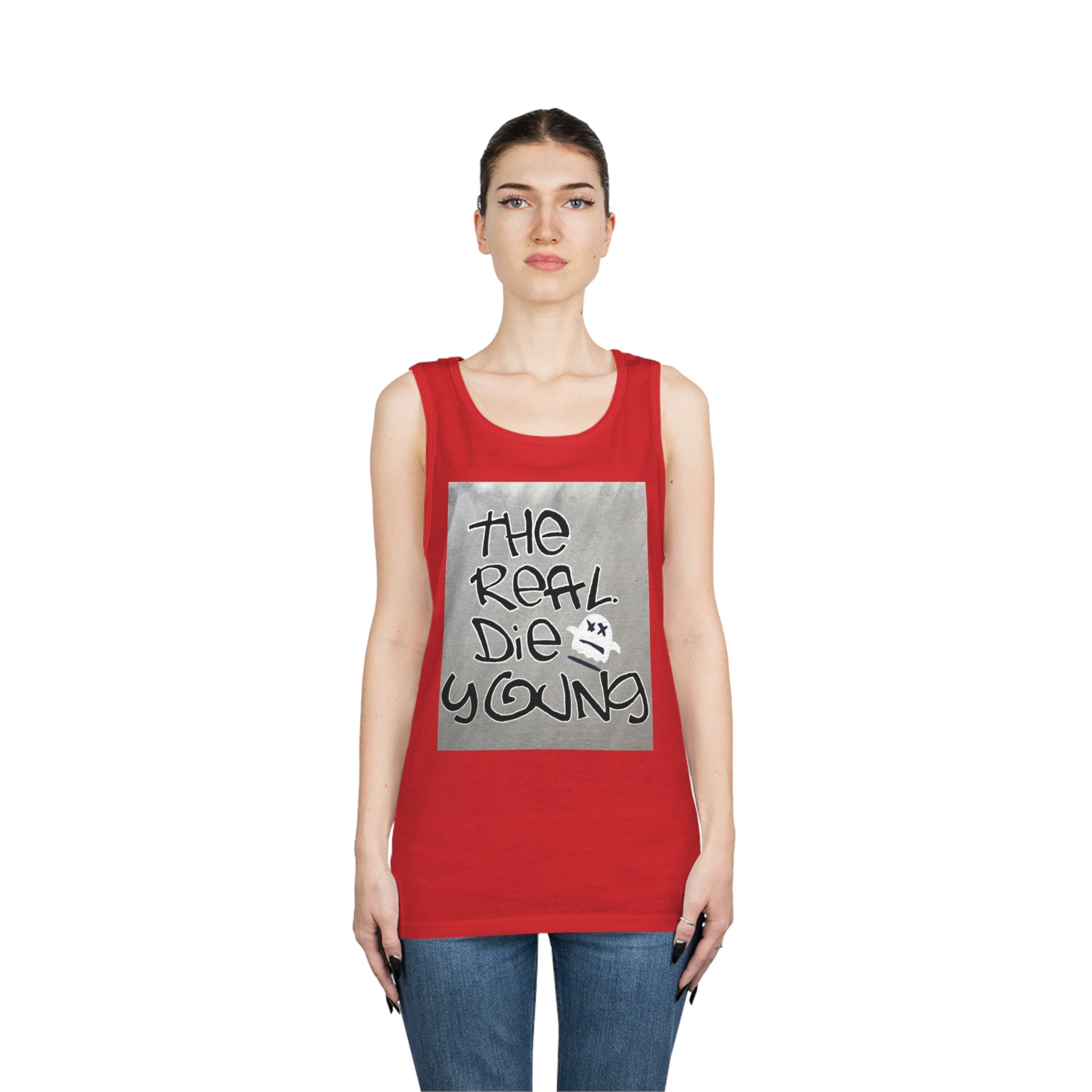 The REAL Die Young - Unisex Heavy Cotton Tank Top