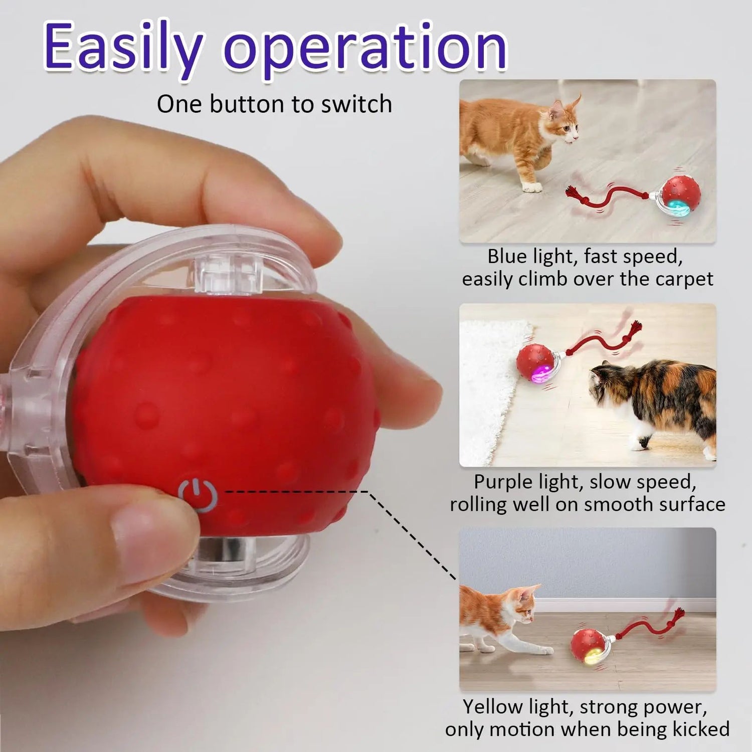 Bird Chirping Interactive Cats Pets Toys